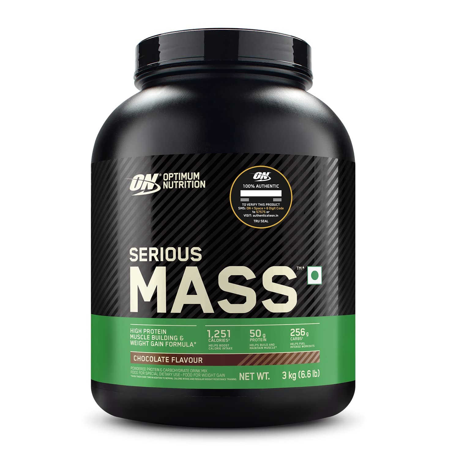 Optimum Nutrition (ON) Serious Mass High Protein High Calorie Weight Gainer Powder